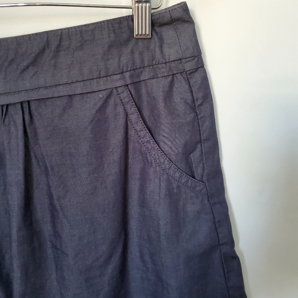 J.Crew mini skirt‎ chambray size 6 - Picture 4 of 5